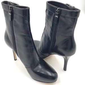 Via Spiga Josette black calf leather boots 👢 size 9